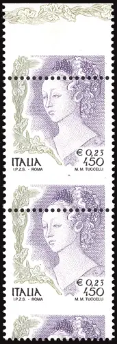 Frauen in der Kunst Lire 450 / Euro 0,23 Sorte Top Paar