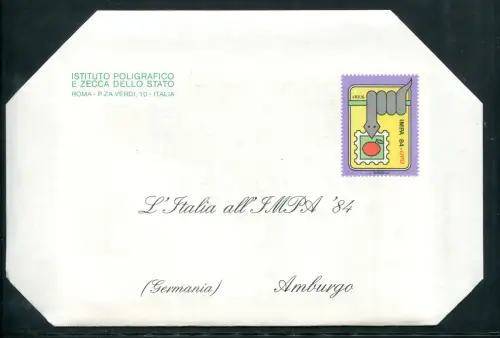 Italienische Teilnahmekarten an der IMPA 1984