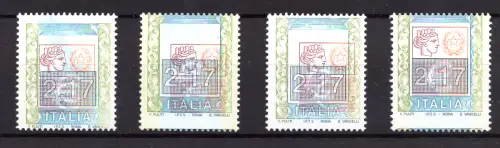 Hohe Werte Euro 2,17 4 verschiedene Sorten