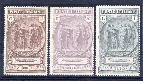 Schwarze Hemden die komplette Serie MNH