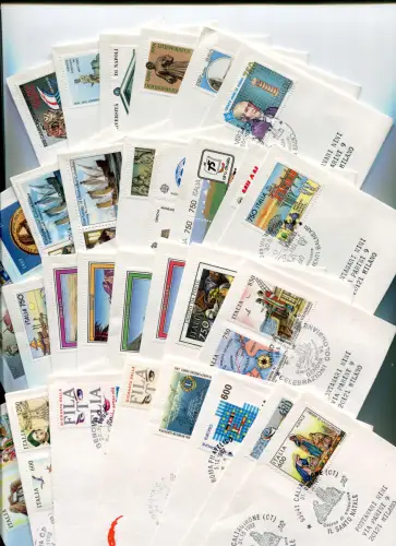 Italien 1992 kompletter Jahrgang auf FDC Venetia - Beschreibung lesen