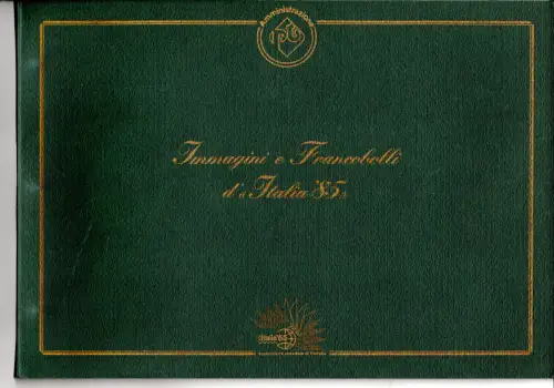 Vorläuferfolder Italien '85 - Gesamtausgabe