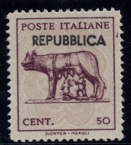 Kapitolinische Lupe mit Handaufdruck Republik