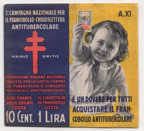 3^ Anti-Tuberkulose-Kampagne - Libretto Sandra Mondaini
