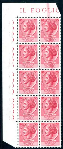 Syrakus Lire 30 Sterne I. Sorte Chirurgischer Schnitt