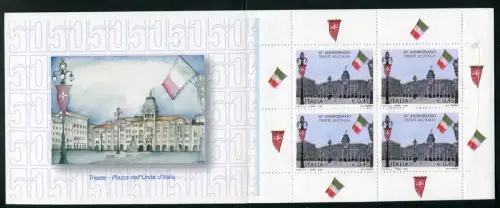 Carnet - Libretto Trieste all'Italia Farbvielfalt außerhalb des Registers