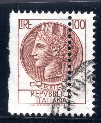 Syrakus Lire 100 Sorte Linksverzahnung nach rechts verschoben