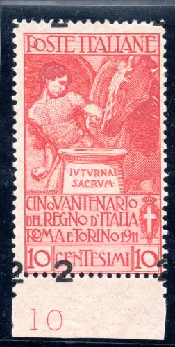 Cent-Einheit. 2 von 10 stark in beide Richtungen verschobenen Überdrucksorten