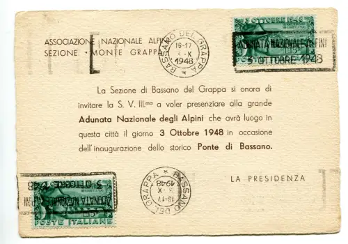 Nieder mit vier Exemplaren auf FDC Karton