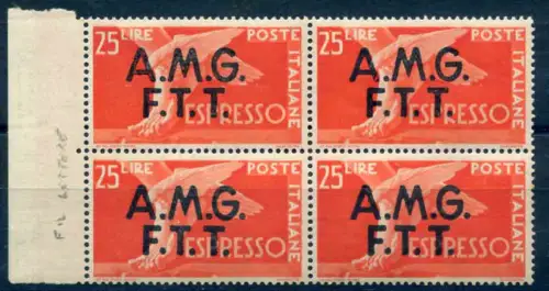 Triest - Espresso Lire 25 filigrane Buchstaben komplett 10/10