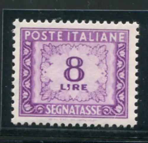 Steuermarken Sterne Lire 8 Nr. 112 sehr gut sehr frisch