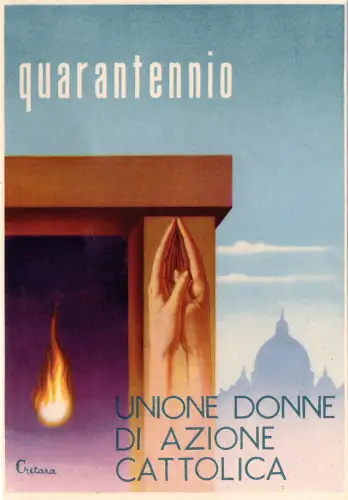 Katholischer Frauenverband - Postkarte zum 40. Geburtstag