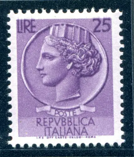 Syrakus Lire 25 Sorten dickes Papier