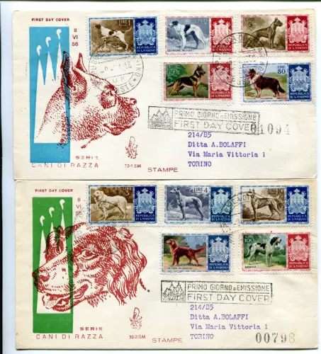 San Marino - Blumen Serie auf Umschlag Venetia Venezia