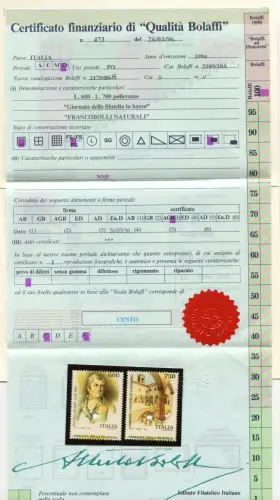 Tag der Philatelie '94 natürliche Bolaffi-Sorte