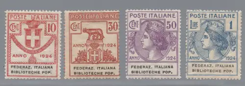 Parastatali Federazione Italiana Bibliot. Pop. n. 34/37 - MH