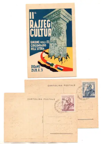 Triest B - Piran Kulturfestival - offizielle Postkarte