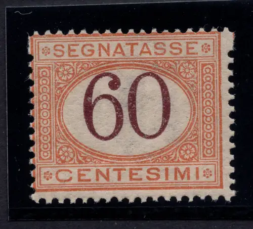 Segnatasse Cent. 60 Nr. 33 braune Ziffer Nr. 33 - postfrisch