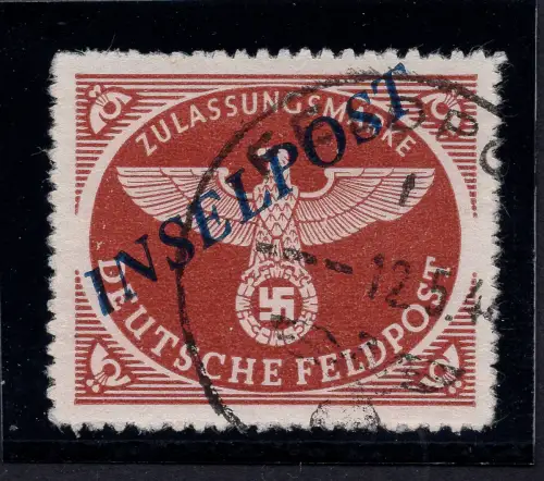 Ägäis Occ. Deutsche Inselpost Nr. 5 rotbraun