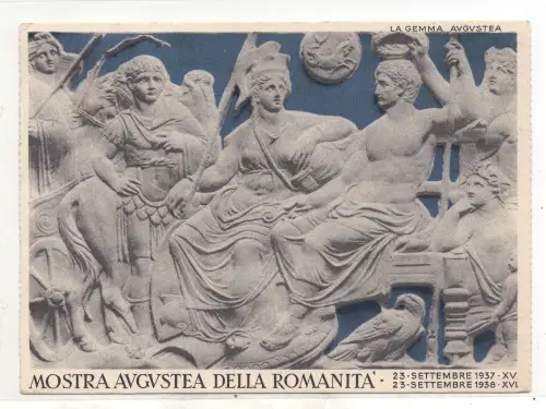 Augustusausstellung der Römerzeit - Postkarte mit Sonderstempel