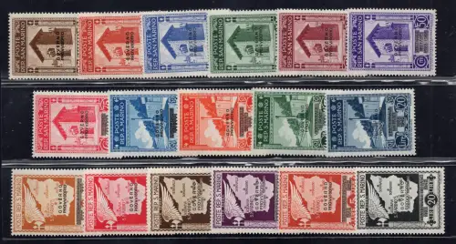 1943 Provisorische Regierung Nr. 266/276 + Luftpost - postfrisch