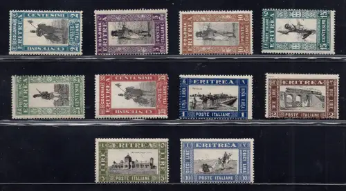 Eritrea - Afrikanische Subjekte Nr. 155/164 - MNH