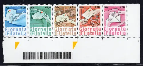 Tag der blauen Philatelie statt lila und blauer Fleck - MNH