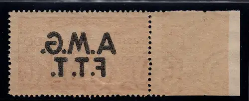 Triest A - Democratica Lire 100 Nr. 17g Aufkleber - MNH