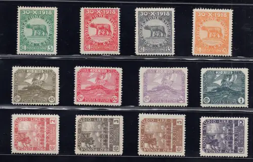 Fluss - Volksabstimmung Nr. 62/73 komplette Serie 12 Val. MH