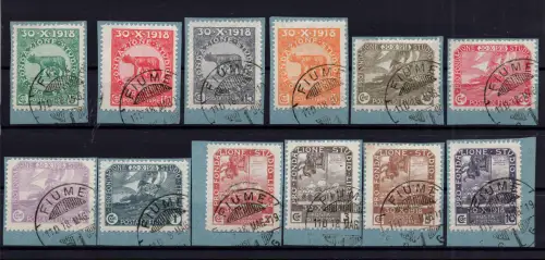 Fluss - Volksabstimmung Nr. 62/73 komplette Serie 12 Val. original storniert