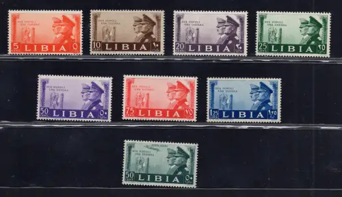 Libyen - Bruderschaft Nr. 171/177 + Aerea - MNH