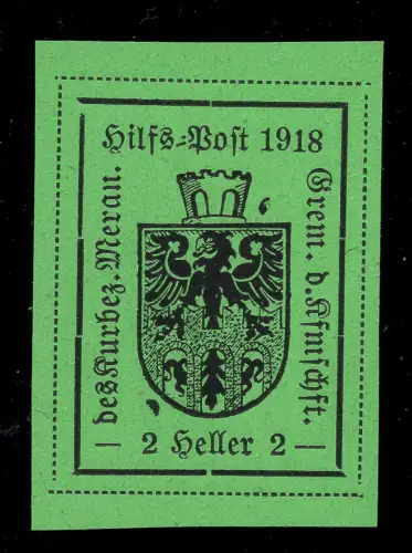 Meran - Wappen 2 h. hellgrün Nr. 4