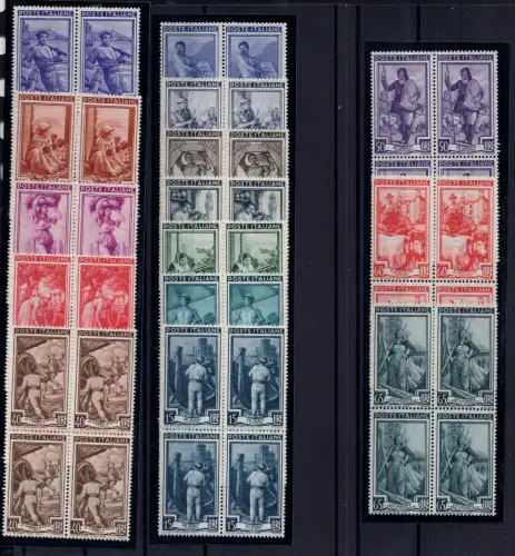 Filigrane Arbeit Rad 3. komplette Serie 15 Werte postfrisch