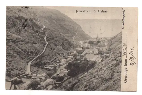 St. Helena - Jamestown gereist 1906