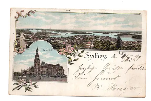 South Wales - Sydney in Farbe gereist 1899