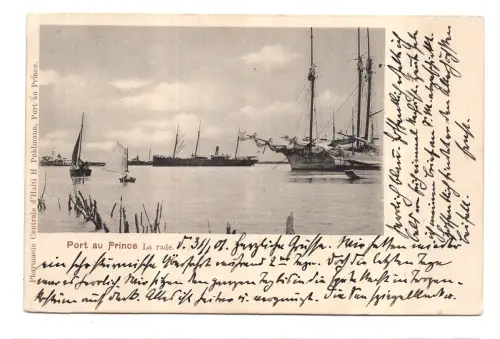 Haiti - Port au Prince - Schiffe in der Reede