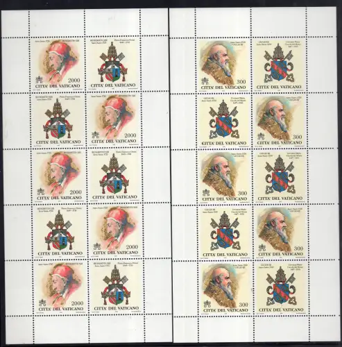 1999 Päpste und Heiliges Jahr - Blatt Nr. 36/43 - postfrisch