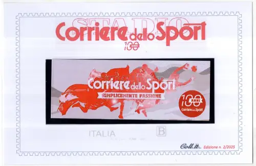 Fußballheft Corriere dello Sport 2025 - Kat. Unified Nr. LC 2/25 - NUR 76 VORHANDEN