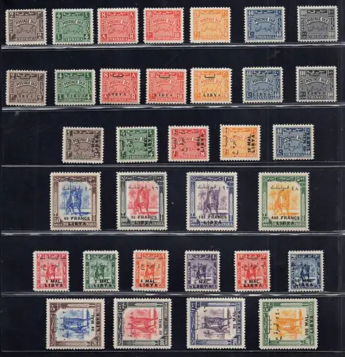 Kyrenaika Autonome Amm und Unabhängiges Libyen - Komplette Sammlung postfrisch