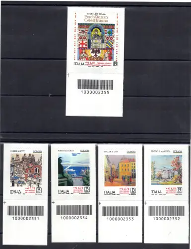 2023 Italien - Schutz von Rechten und Freiheiten pro Ukraine und Vergebung BARCODE