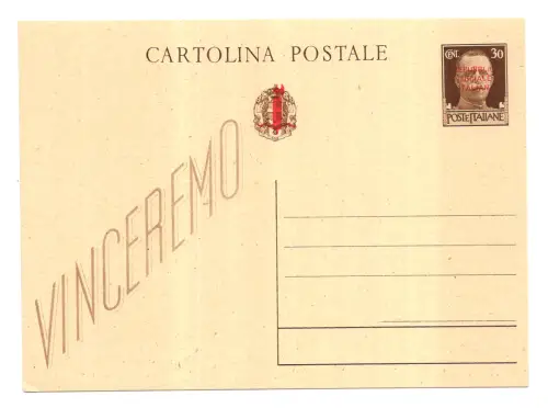 Postkarte Sozialrepublik Cent. 30