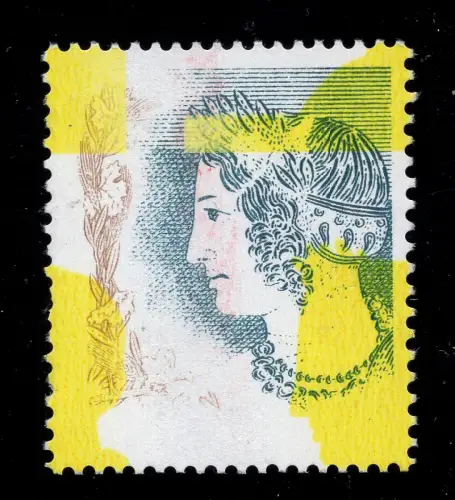 Frau in der Kunst - Druckprobe ohne Nennwert