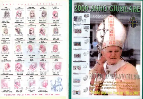 Vatikan Folder Erinnerung Heiliges Jahr 2000