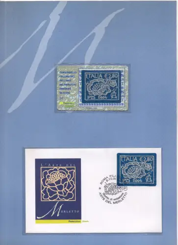 2004 Folder Briefmarke Spitze