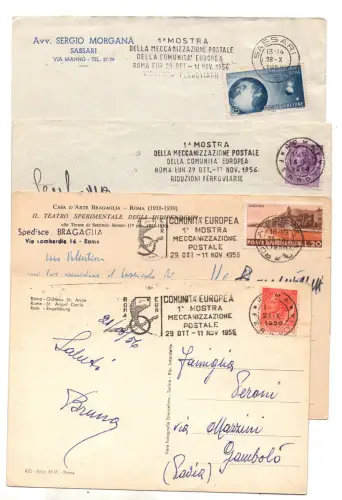 Kennzeichenstempel - I. Mechanik zeigt. Post Europäische Gemeinschaft