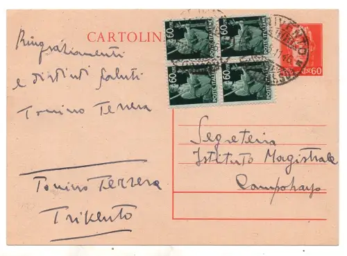 Democratica Cent. 60 Nr. 547 Viertel auf CP Cent. 60