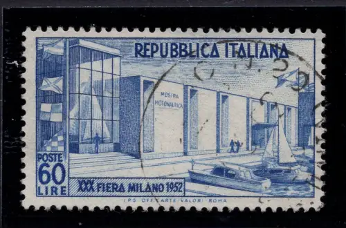 Mailand '51 filigran in Position NS - Sass. spec. Nr. 181 NS