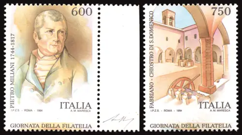 Tag der Philatelie 1994 Sorten NATURALI BOLAFFI