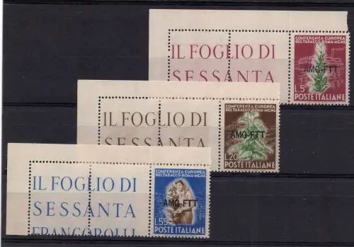 Trieste A - Tabak komplette Serie von sehr guter Qualität