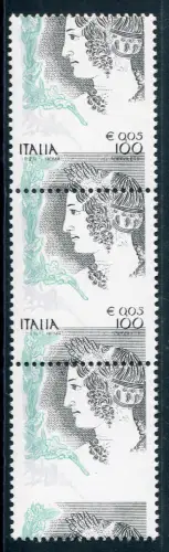 Frau in der Kunst Euro 0,05 / Lire 100 wunderschöne und seltene Sorte